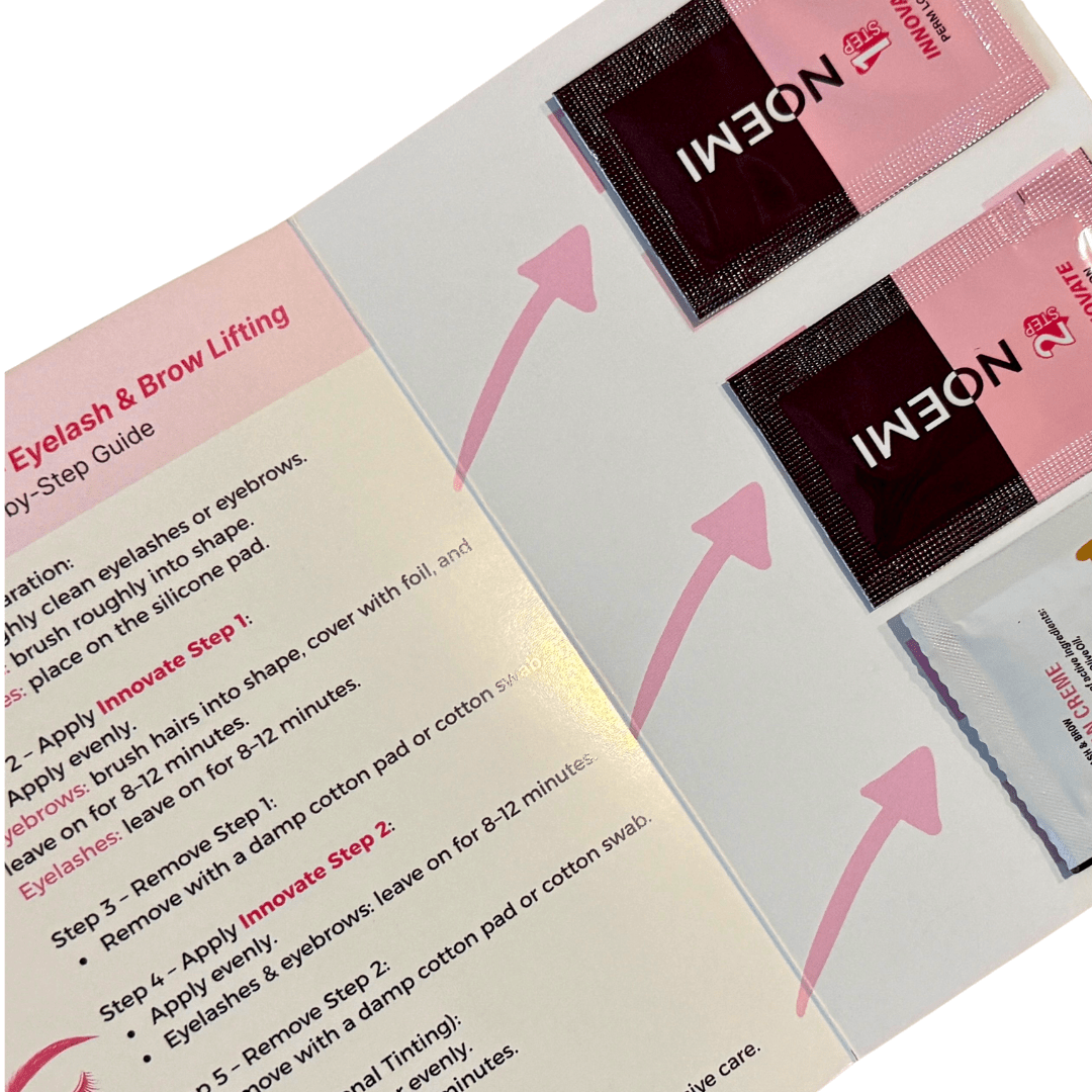 Noemi: INNOVATE Lash Lift & Brow Lamination Test Kit - Edge Beauty Pro ™️