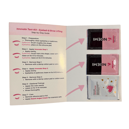 Noemi: INNOVATE Lash Lift & Brow Lamination Test Kit - Edge Beauty Pro ™️
