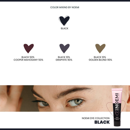 Noemi - Hybrid Brow & Lash Dye: Black - Edge Beauty Pro ™️