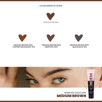Noemi - Hybrid Brow & Lash Dye: Medium Brown - Edge Beauty Pro ™️