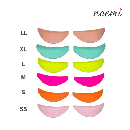 Noemi Silicone Pads - Rainbow (Mixed 6 pairs) - Edge Beauty Pro ™️