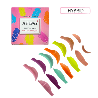 Noemi Multi - Color Silicone Pads Soft (Mixed 6 pairs) - Edge Beauty Pro ™️