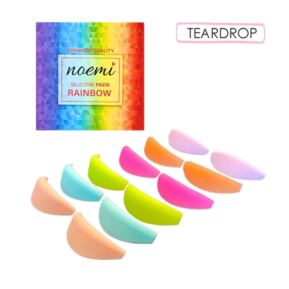 Noemi Silicone Pads - Rainbow (Mixed 6 pairs) - Edge Beauty Pro ™️