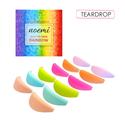 Noemi Silicone Pads - Rainbow (Mixed 6 pairs) - Edge Beauty Pro ™️