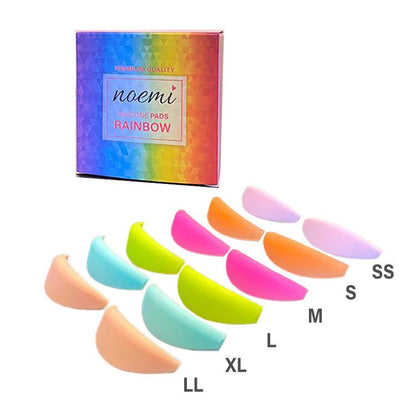 Noemi Silicone Pads - Rainbow (Mixed 6 pairs) - Edge Beauty Pro ™️