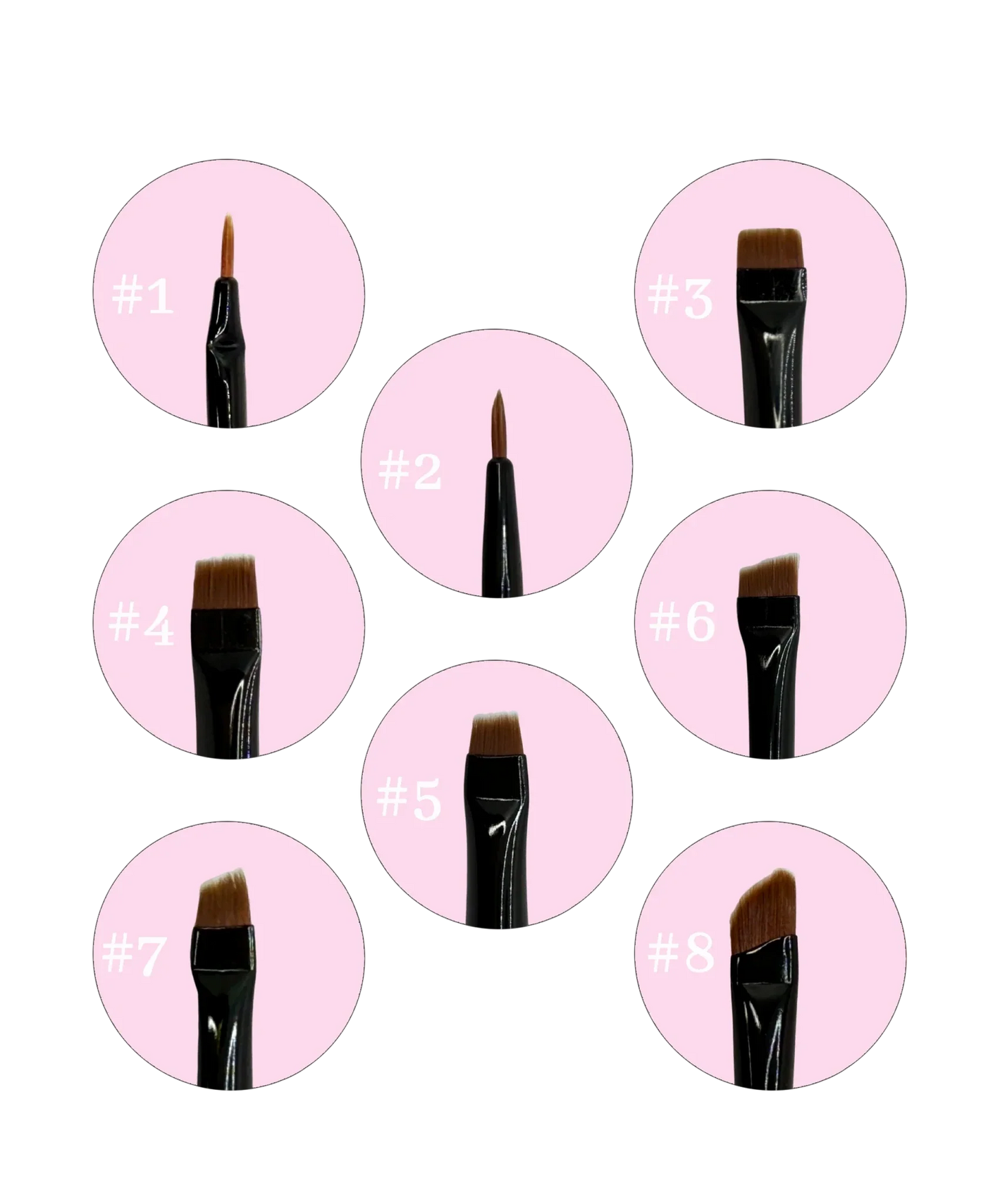 Noemi - Brush Set with Case | 8 Brushes - Edge Beauty Pro ™️