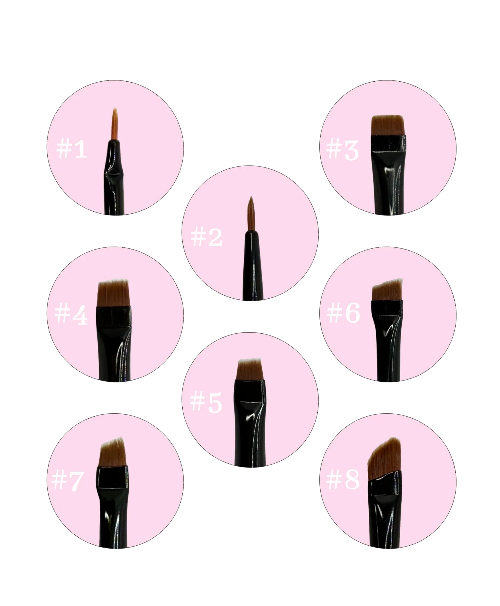 Noemi - Brush Set with Case | 8 Brushes - Edge Beauty Pro ™️